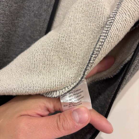 Shades of Grey by Micah Cohen Fleece Bomber (Men’s XS) w/ Contrast Sleeve - Picture 8 of 8
